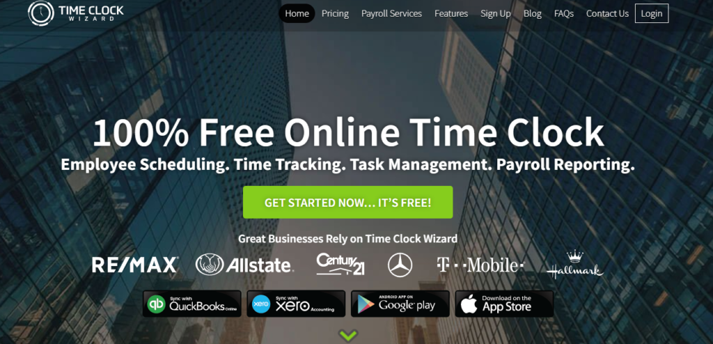 free employee time clock software download